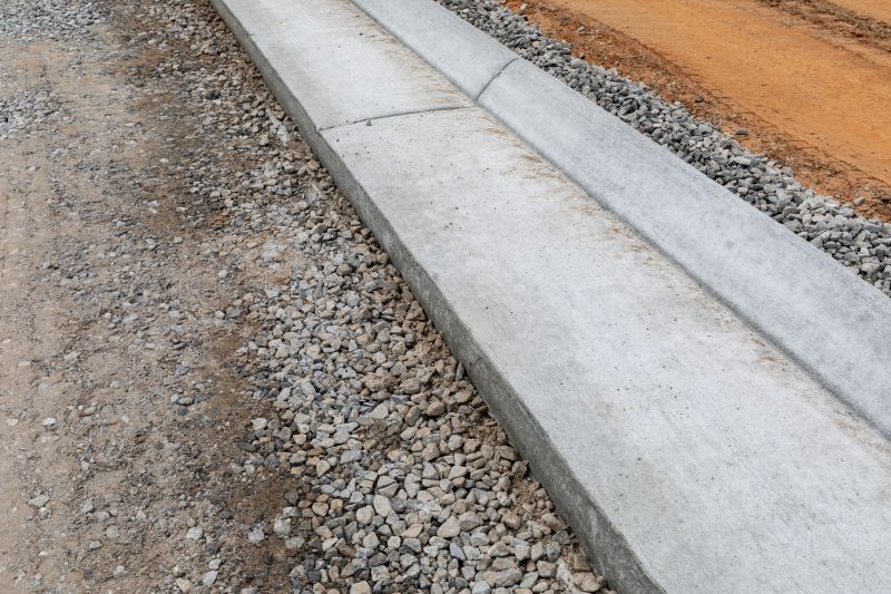Cement Edging Installation