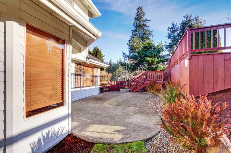 Outdoor Concrete Patio